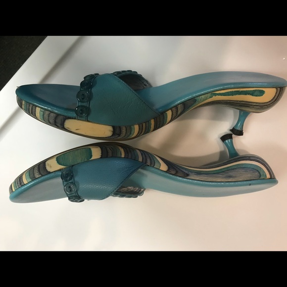 New (VTG) Art Deco Slides. Size 37. 👠 - Picture 1 of 5